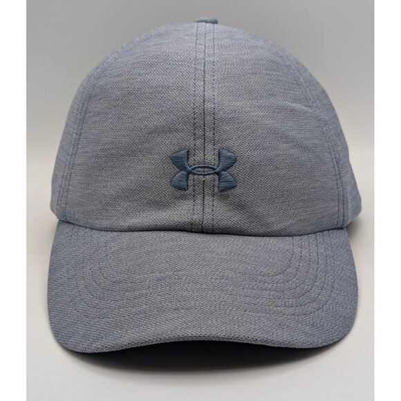 Under Armour Gray Womens Baseball Cap Hat Running Lightweight Strap Back Stretch - Picture 2 of 6